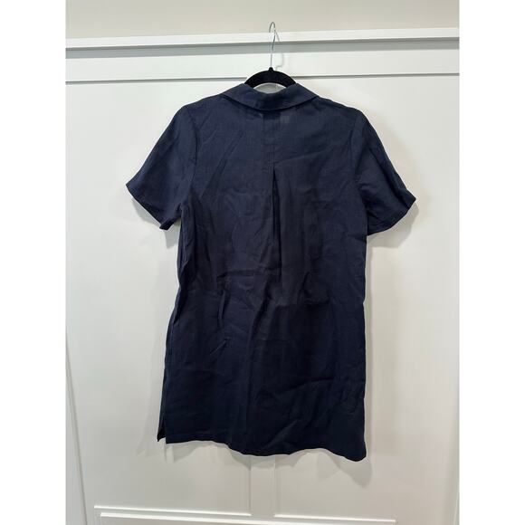 Laju Los Angeles Lace Up Linen Dress Size M - Picture 2 of 3